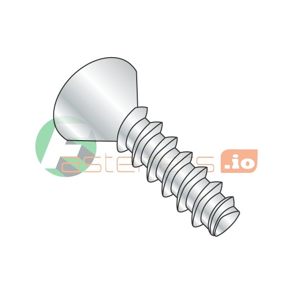 Newport Fasteners Thread Forming Screw, 1/4" x 1 in, Zinc Plated Steel Flat Head Phillips Drive, 3000 PK 149347 - main